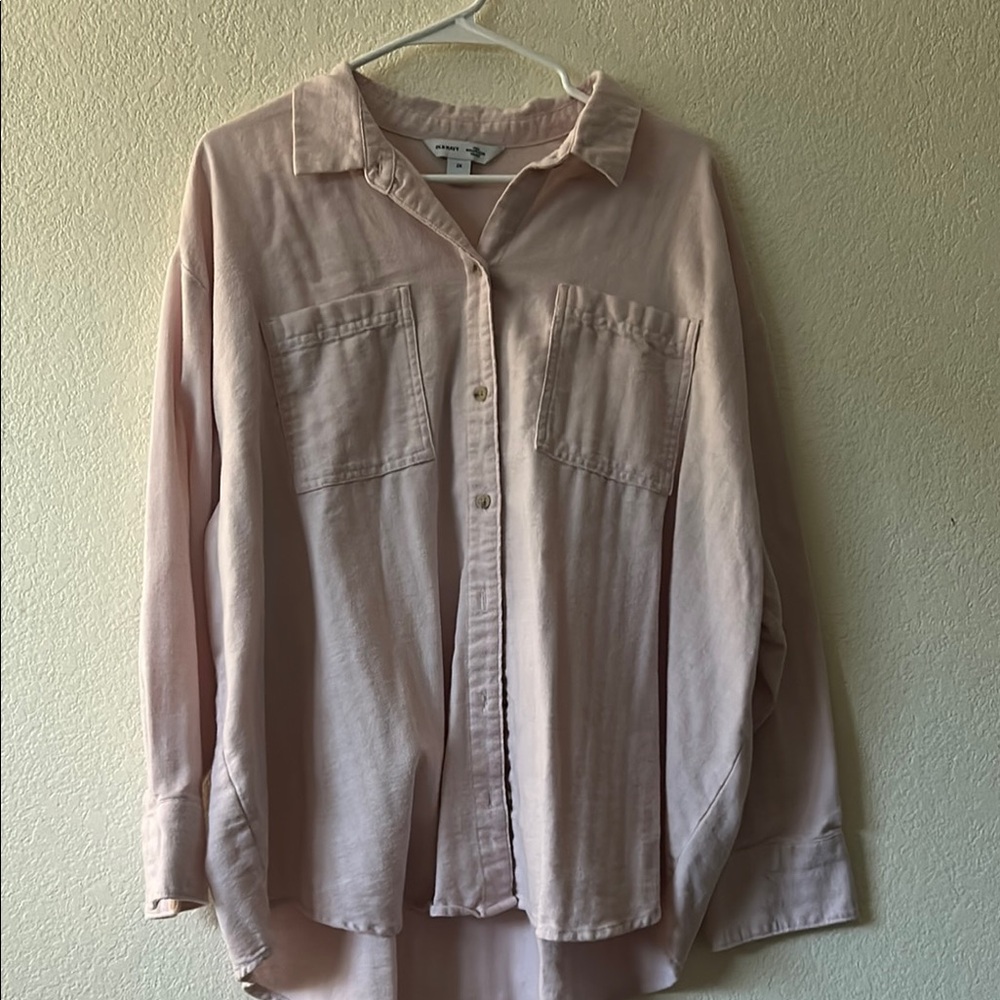 Old Navy Light Pink button up